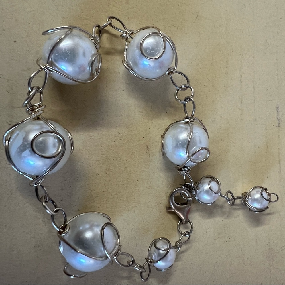 Vintage Pearl Bracelet